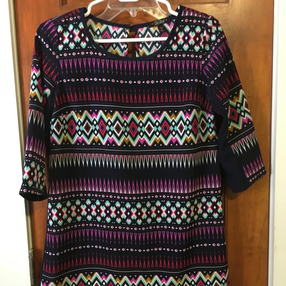 Multicolored a-line dress